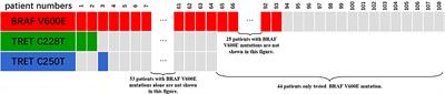 Comparison  Between Clinicopathological Characteristics, BRAF V600E and TERT Promoter Mutation of Familial Non-Medullary Thyroid Carcinomas, and Sporadic Case